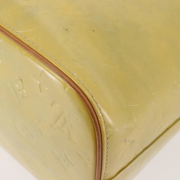 LOUIS VUITTON Monogram Vernis Houston Hand Bag Gris M91053 LV Auth 142613 - Picture 5 of 16